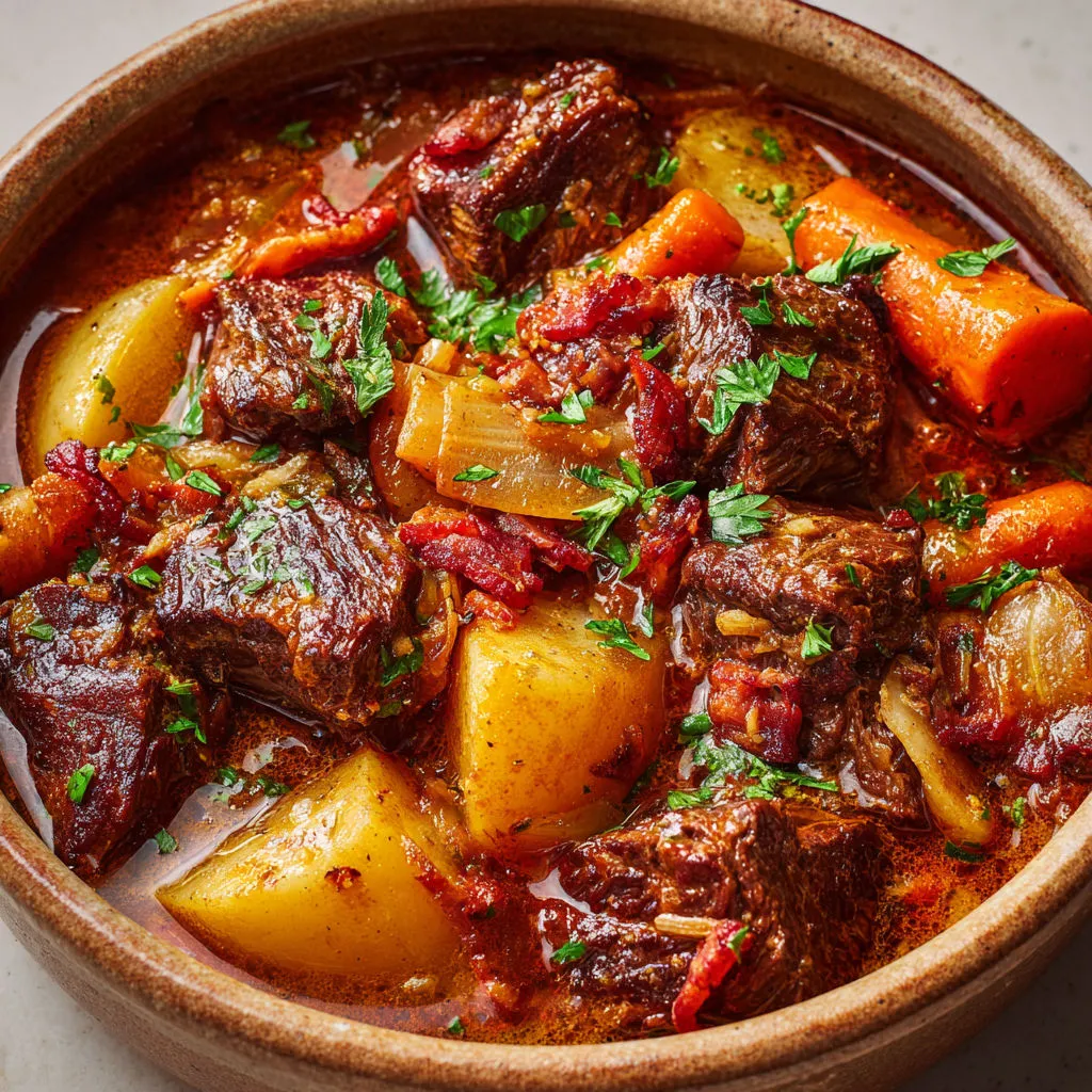 Recette traditionnelle de Bœuf Mode: savoureuse et réconfortante