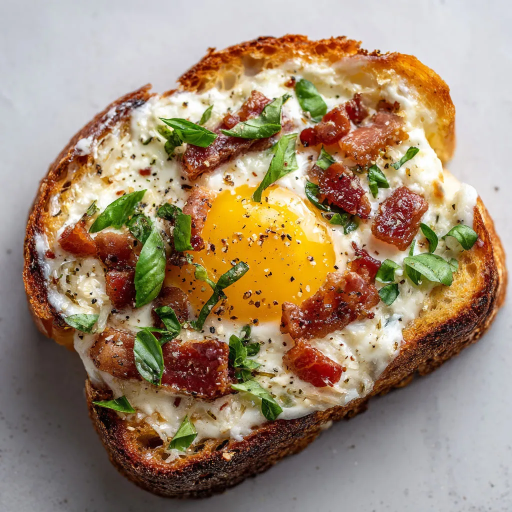 Bruschetta carbonara: recette originale pour un apéritif gourmand