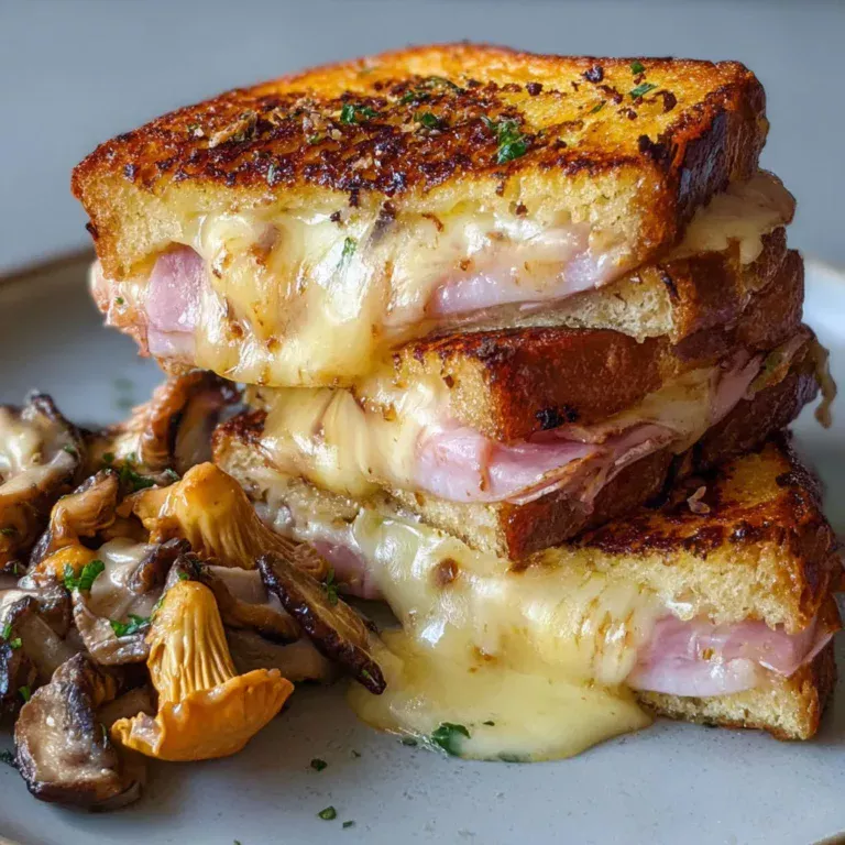 Croque-Monsieur Truffe: Recette Gourmande Comté et Girolles