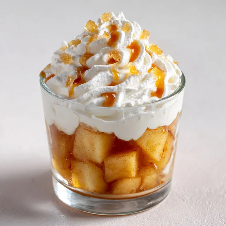 Délice sucré : Verrines Pommes Caramel Chantilly