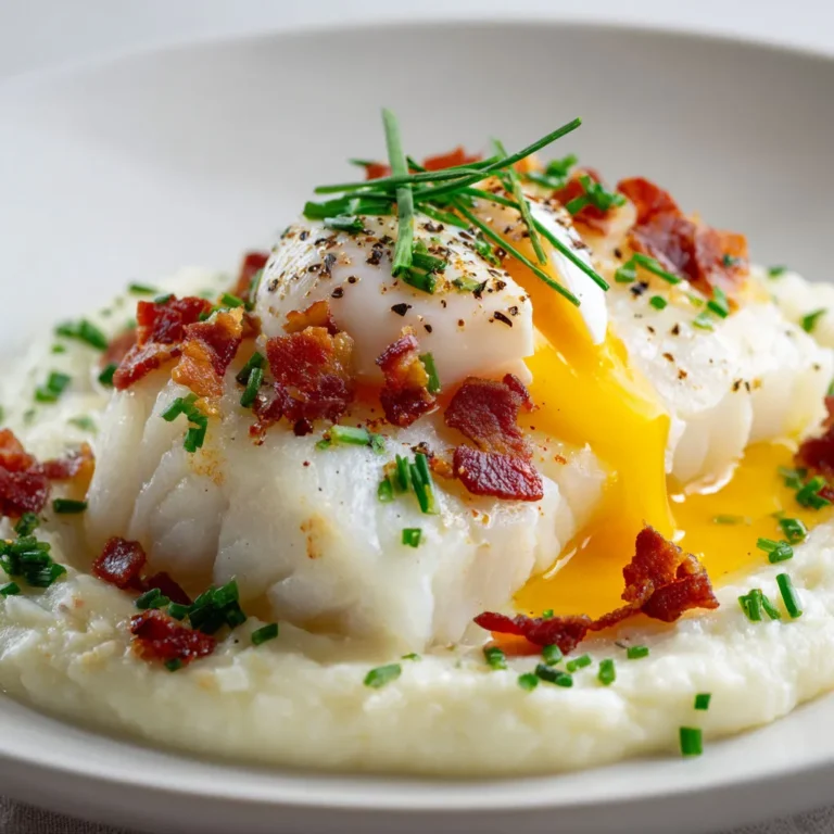 Délicieuse recette de poisson au céleri, œuf et lardons