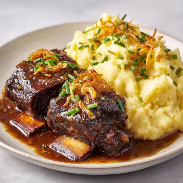 Délicieuses côtes levées de bœuf à la crème en mijoteuse