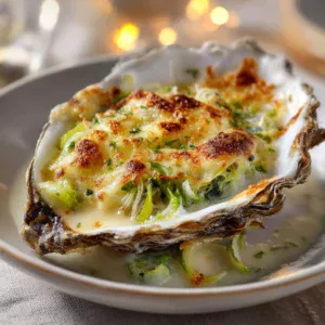 Délicieuses huîtres gratinées poireaux : recette gourmande et facile