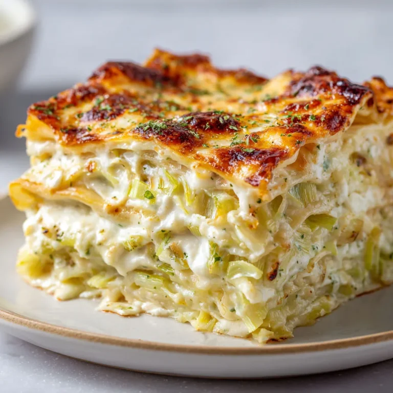 Délicieuses lasagnes au poireau et Boursin: recette facile!