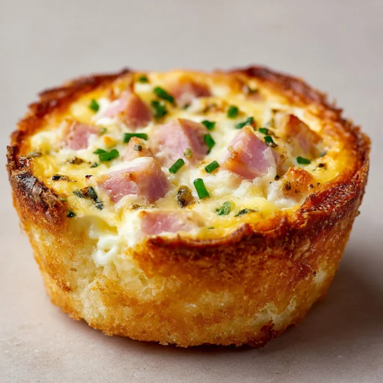 Délicieuses mini croques-quiches au jambon: recette facile et rapide