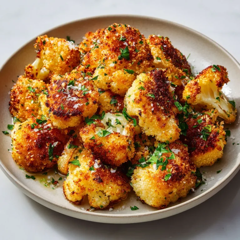 Délicieux Chou-fleur Parmesan Croquant: Recette Facile et Savoureuse