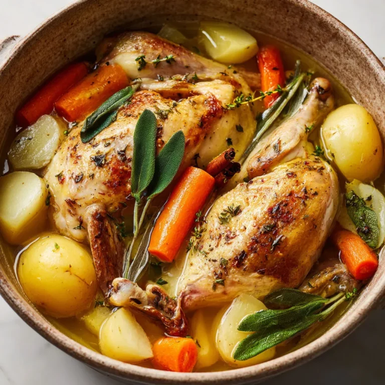 Délicieux coquelets pot-au-feu mijotés aux saveurs exquises