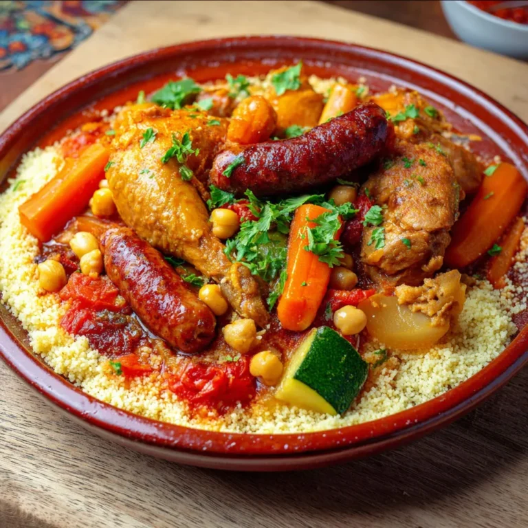 Délicieux Couscous Poulet Merguez: Recette Facile et Savoureuse