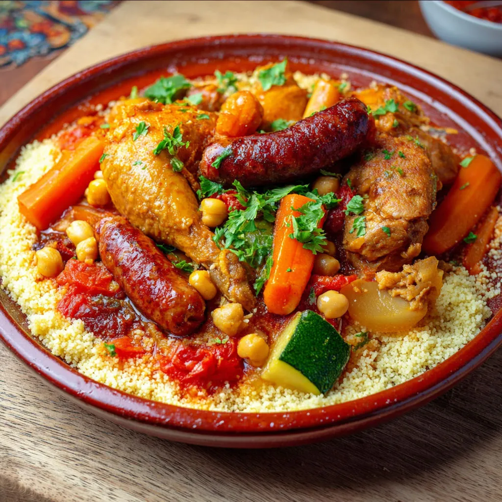 Délicieux Couscous Poulet Merguez: Recette Facile et Savoureuse