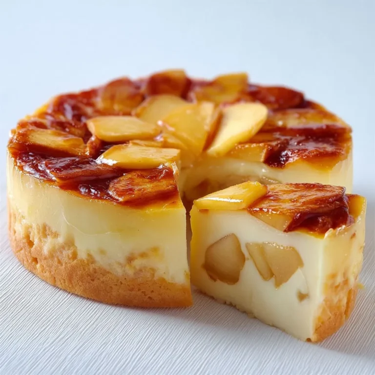 Flan pommes yaourt: recette légère et fondante.
