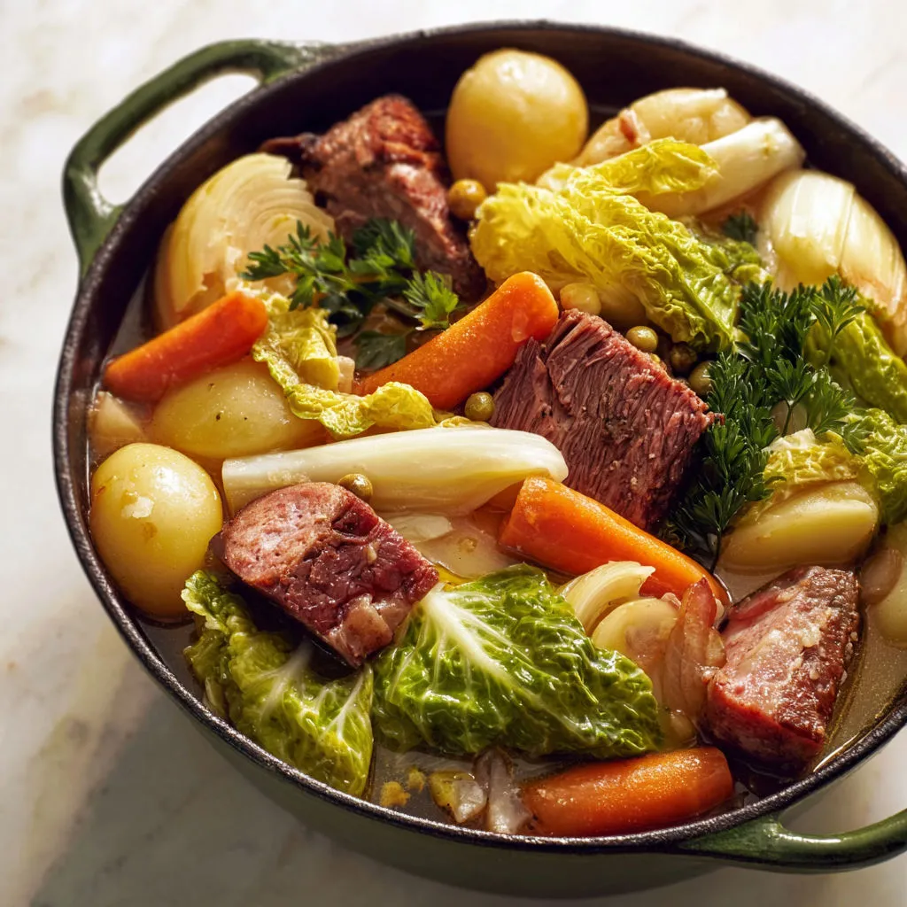 Pot-au-feu traditionnel : recette 4 viandes par Darroze