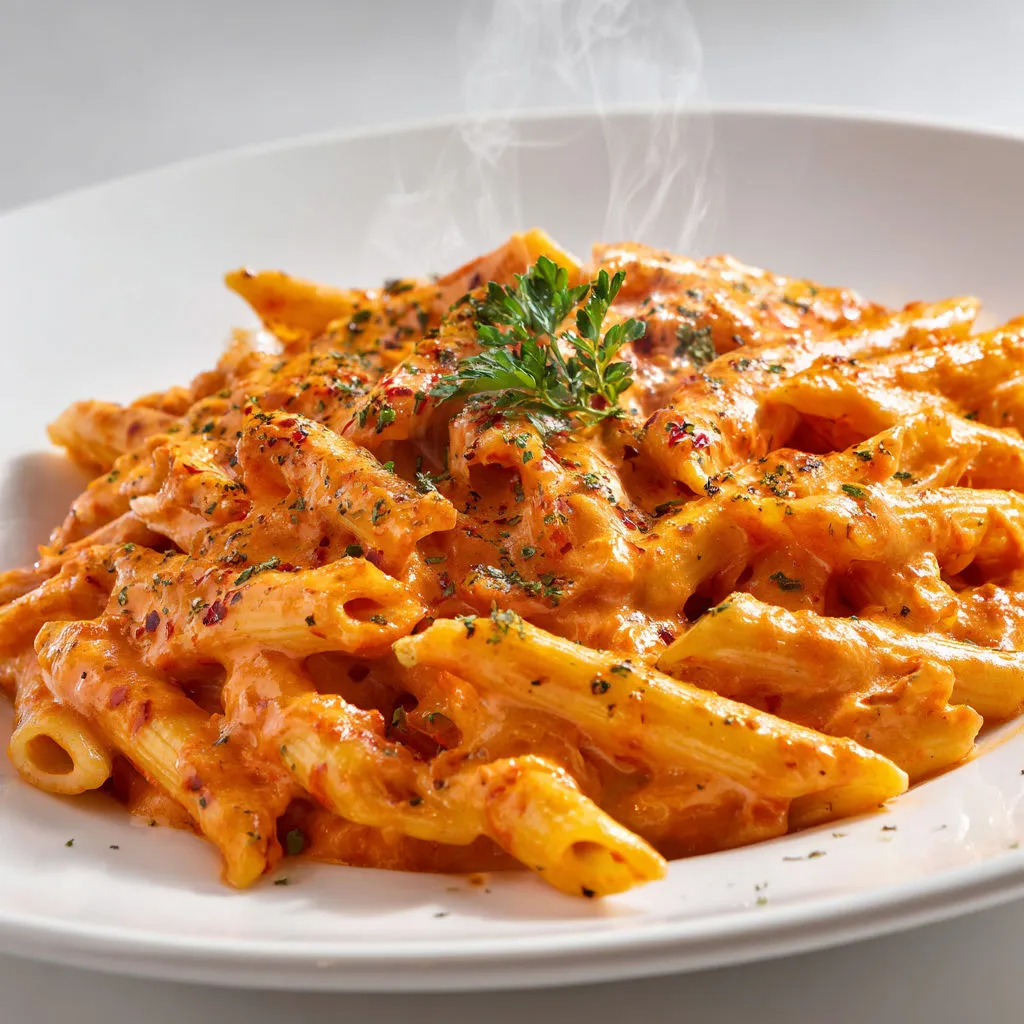 Pâtes Crémeuses Tomates: Recette Savoureuse Prête en un Clin d'œil