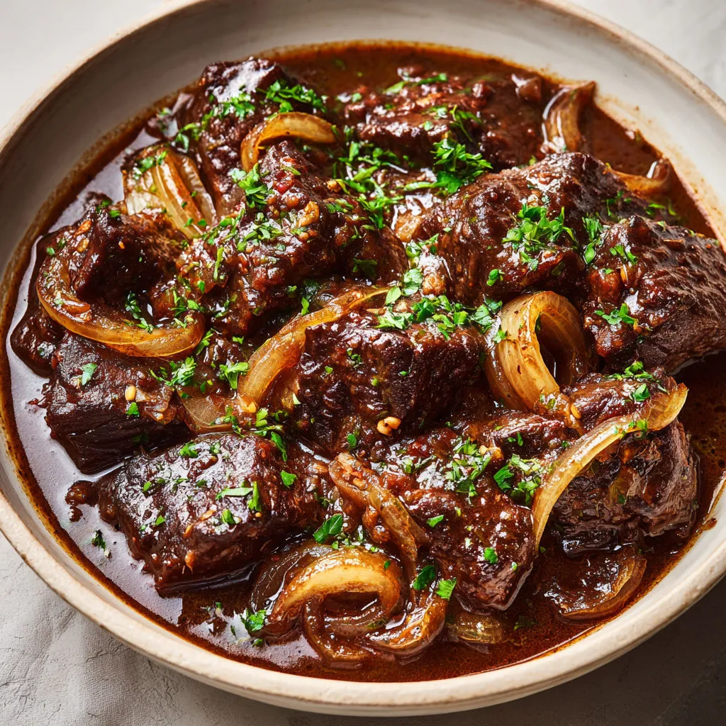 Recette de Carbonnade Flamande à la Bière Brune