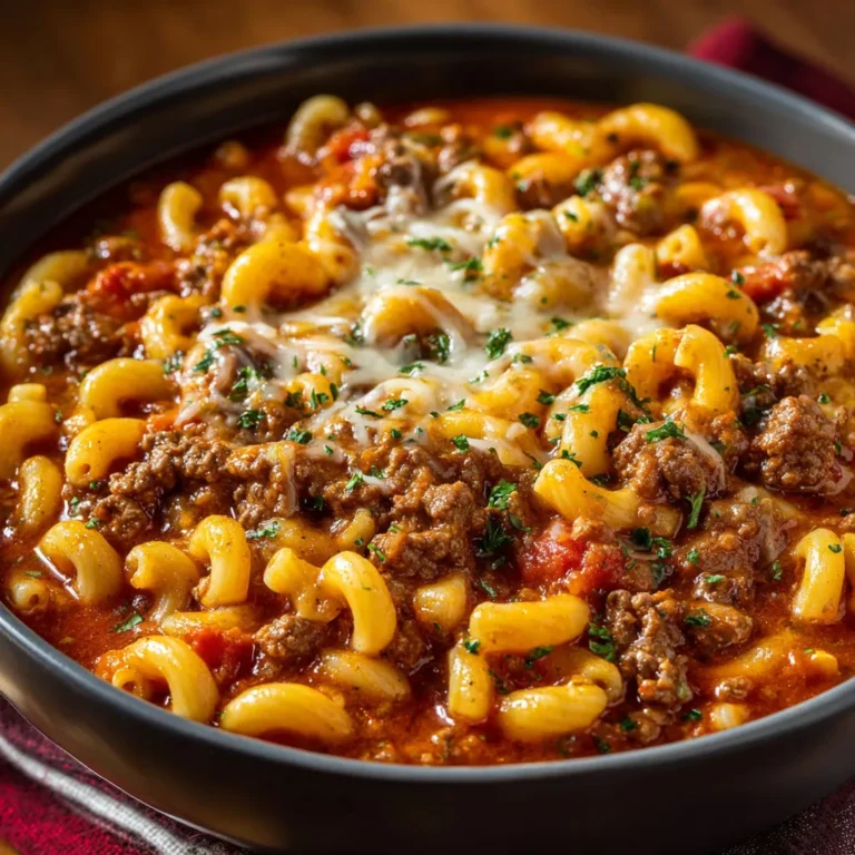 Recette goulash américain traditionnel: savoureux et réconfortant