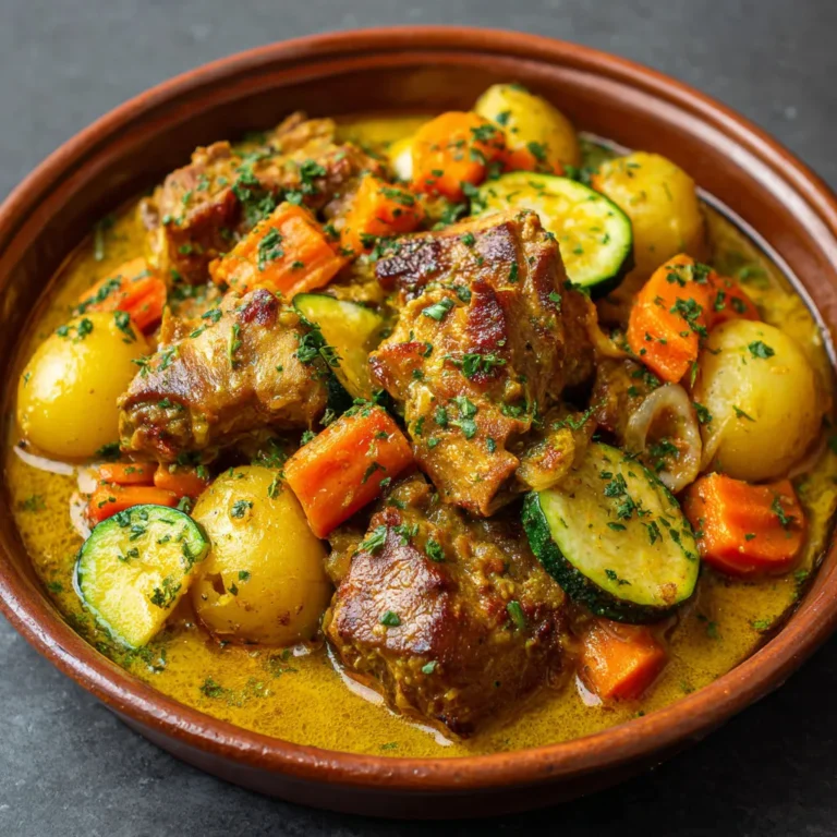 Recette savoureuse : Colombo de porc exotique simplifié