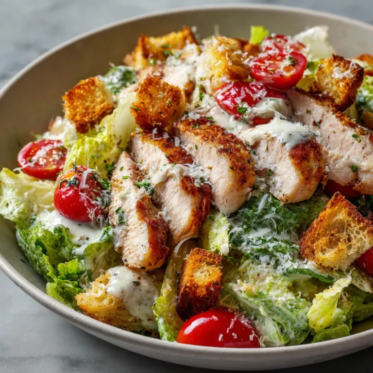 Salade César: Recette délicieuse avec noix de veau !